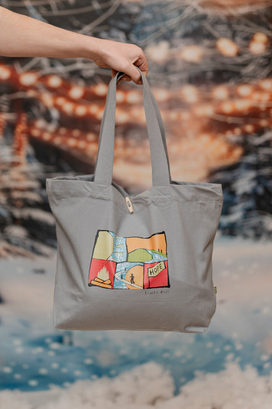 Limited Edition Organic Tote XL - Designed by Lauren Kelso for Digg Deep for Kids