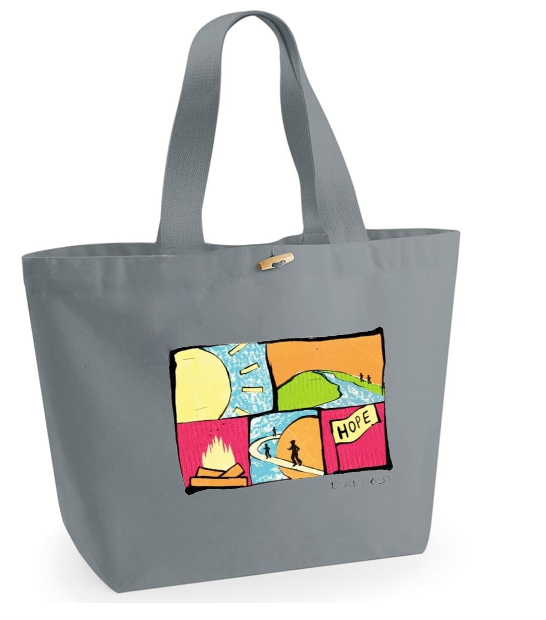 Limited Edition Organic Tote XL - Designed by Lauren Kelso for Digg Deep for Kids